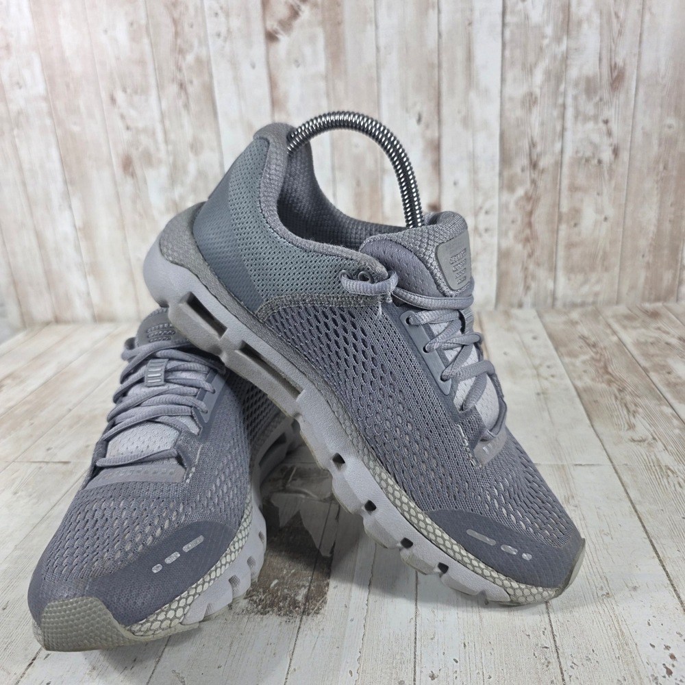 Under Armour HOVR Infinite Grey Running Shoes Womens 8.5 3021396-108 Low Top - Picture 8 of 8